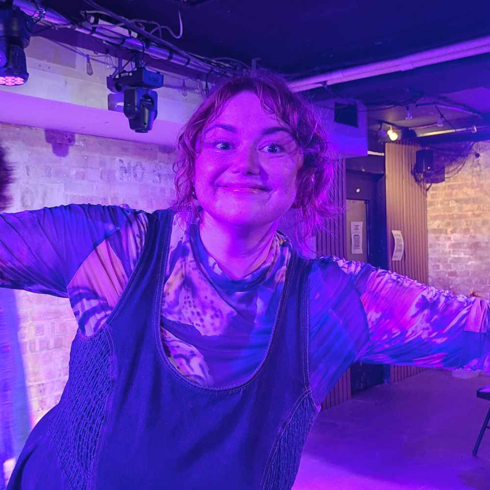 General Manager Is predomenantly a theatre director, theatre facilitator and theatre-maker from Nottingham. You'll find her work under the name Grainne Robson or under her company 'Salt Circle Productions' (est. 2021). She enjoys creating and producing comedy, horror and tragedy using absurd mediums and a lot of projectors. She adamantly believes cereal is an evening food.